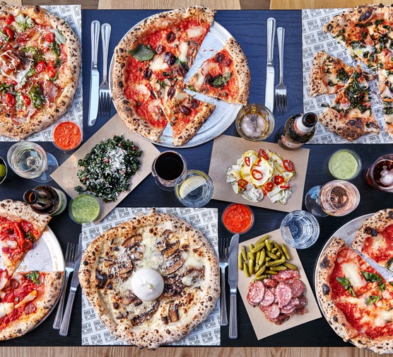 12 Best Pizza Places In London Made of Dough pizza selection London