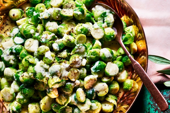 Fried Brussels Sprouts Recipe with Cheese Fried Brussels Sprouts Recipe with Cheese