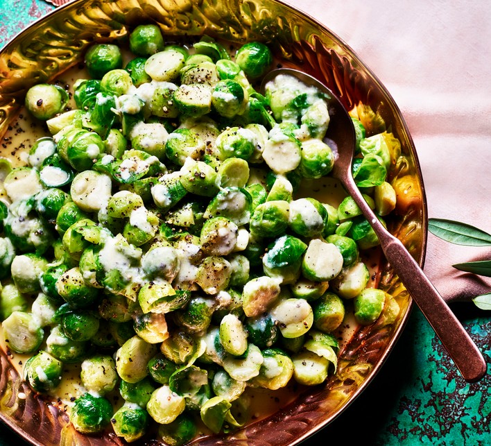 Fried Brussels Sprouts Recipe with Cheese Fried Brussels Sprouts Recipe with Cheese