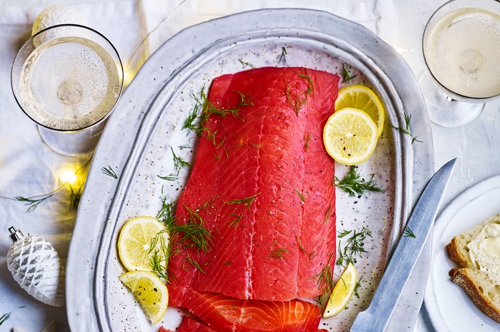 Cranberry Cured Salmon Cranberry Cured Salmon