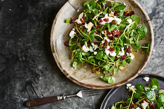 Goats Chesse and Cranberry Salad Goats Chesse and Cranberry Salad