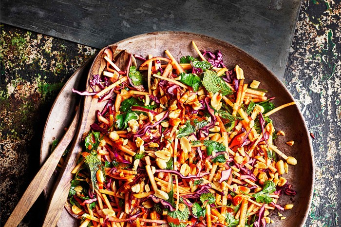 Korean Salad Recipe With Apples, Cabbage and Turnips Korean Salad Recipe With Apples, Cabbage and Turnips