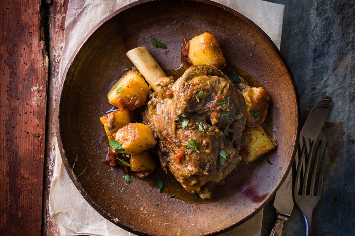 Slow Cooked Lamb Shank Recipe For Lamb Kleftiko Slow Cooked Lamb Shank Recipe For Lamb Kleftiko