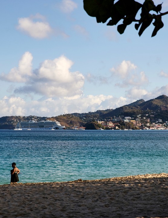 Early morning at Grand Anse Beach in Grenada