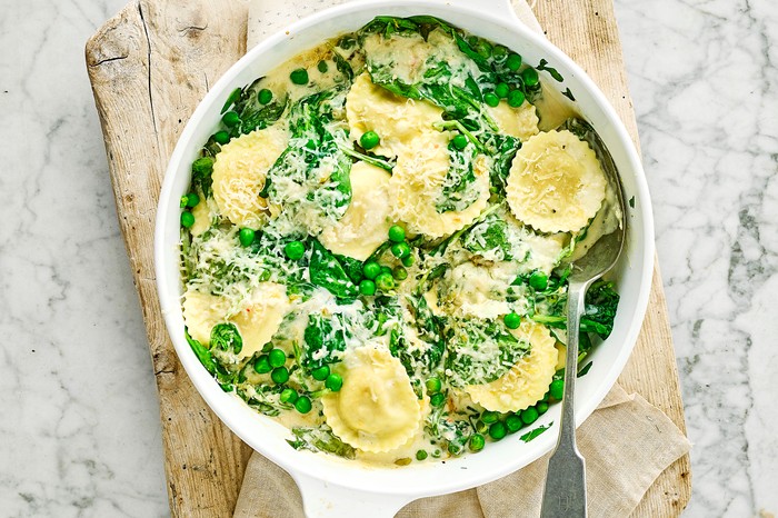 One-Pot Ravioli Recipe with Lemon and Spinach One-Pot Ravioli Recipe with Lemon and Spinach