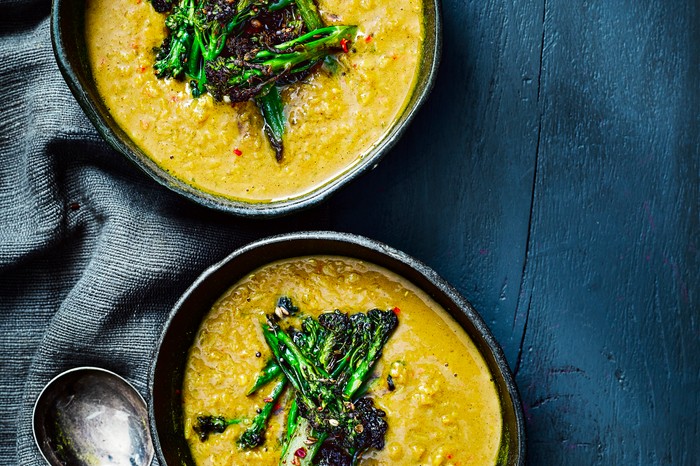 40 Dairy-Free Recipes Vegan Red Lentil Dahl Recipe with Broccoli Tarka