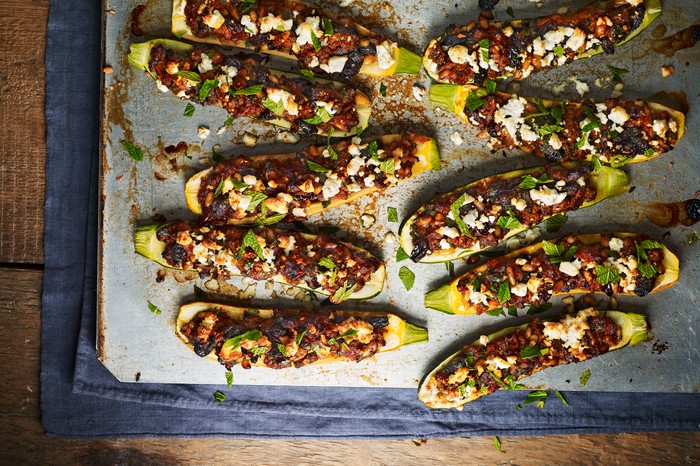 Greek Lamb Stuffed Courgettes Greek Lamb Stuffed Courgettes