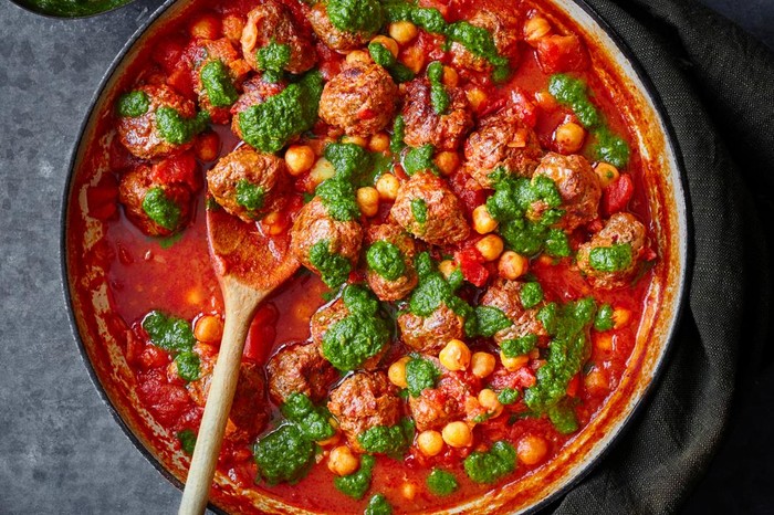 Meatball Stew Recipe Meatball stew with coriander chutney