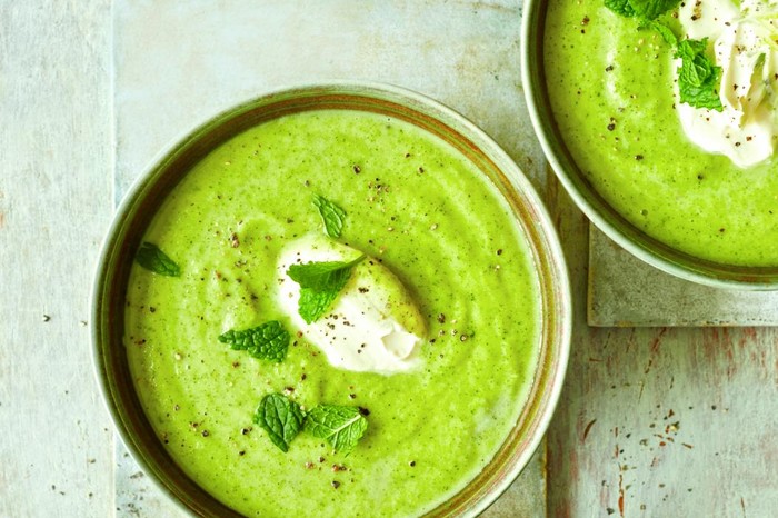 Courgette Soup Recipe Courgette and mint soup