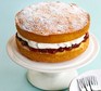 Victoria sponge cake Sponge cake filled with jam and cream